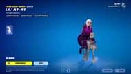 Lil' At-At is currently listed in the Item Shop (Image via Epic Games)